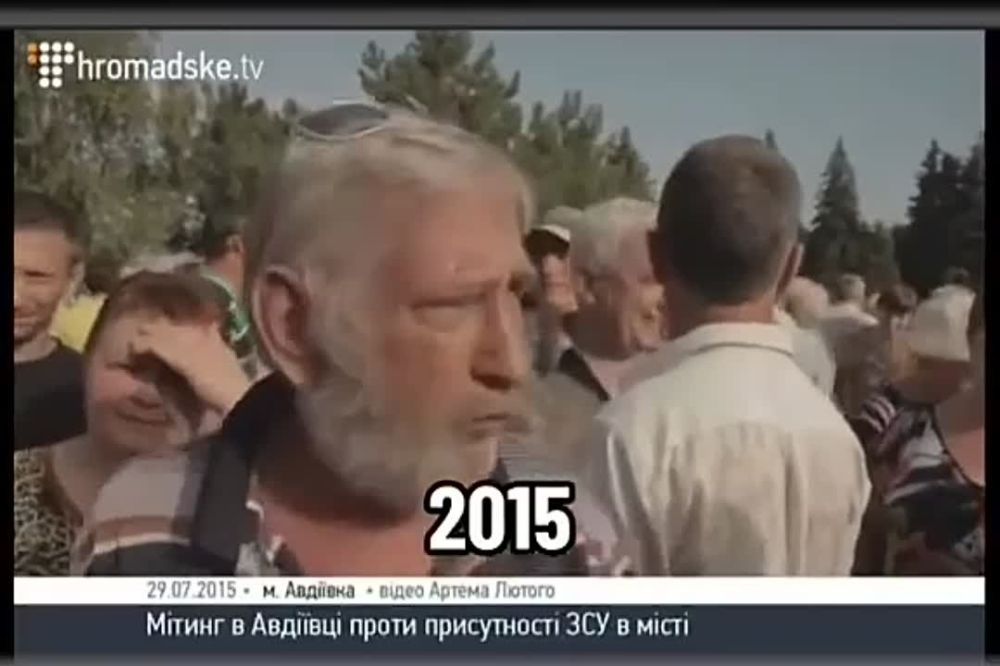 Роман Голованов: 2015 год. Авдеевка. Послушайте русских людей, которые оставались у Украины заложниками. Поэтому звери стирают города в пыль
