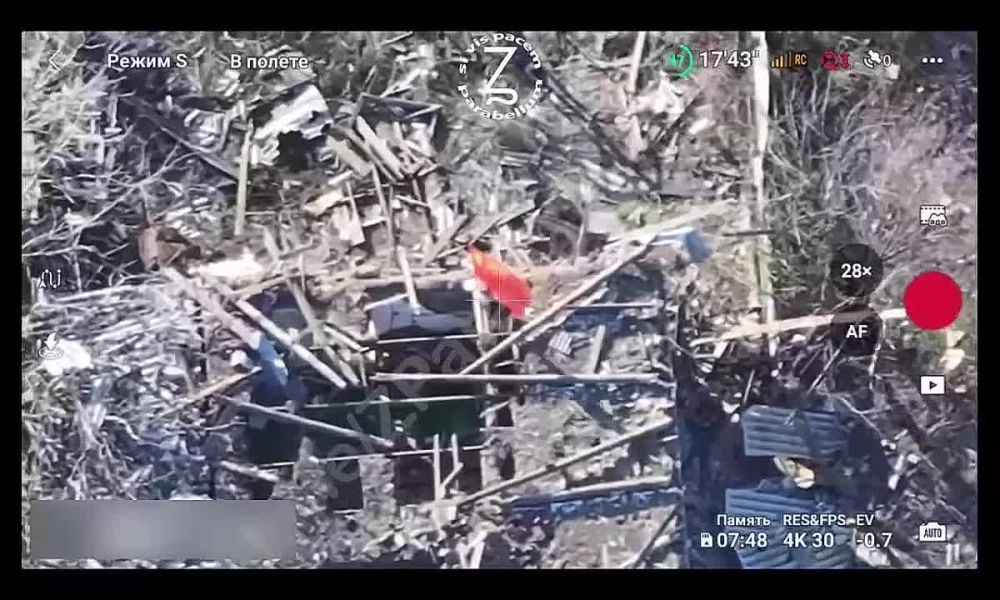 255-й полк ВС России поднял Знамя Победы над н.п. Победа