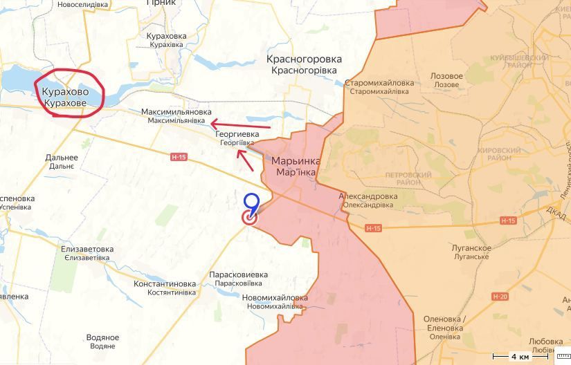 Курахово приготовиться – журналистка украинского телеканала ТСН пишет, что после взятия Авдеевки ВС РФ начали продвижения в двух направлениях