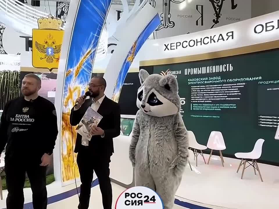 «Символ сопротивления врагу»: енота из Херсона привезли в Общественную палату РФ