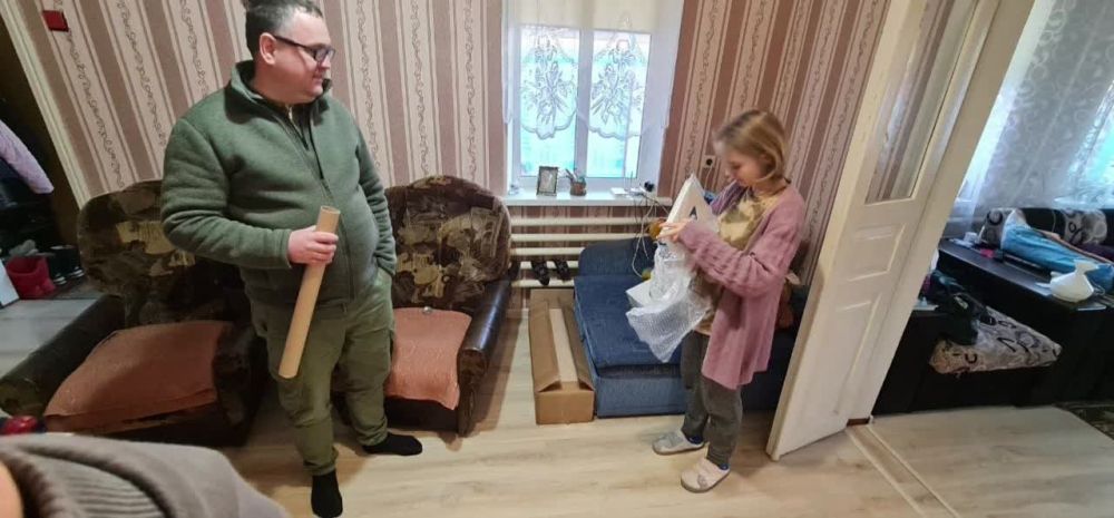 В День защитника Отечества съездил к семье Скриниченко