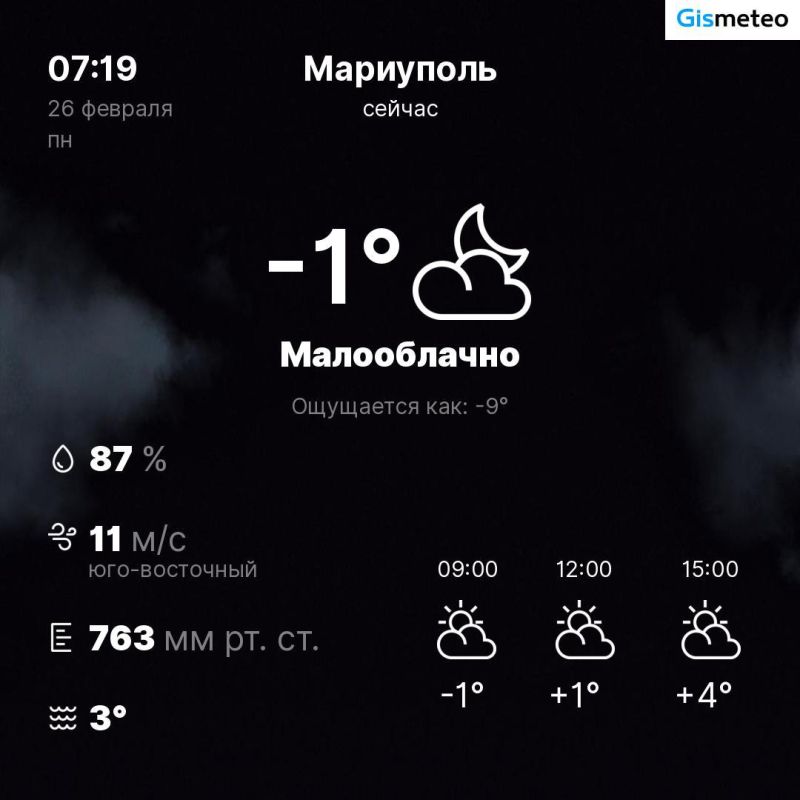 ������ �� ���� MeteoBot