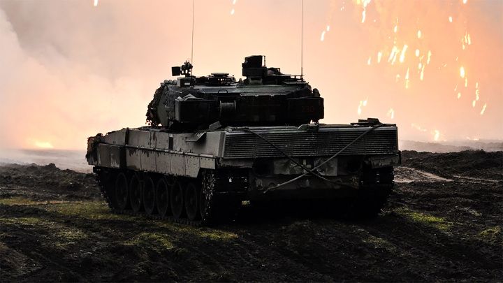 Bild: ���������� ������ ��������� � �������� ����������� ���� Leopard 2A6