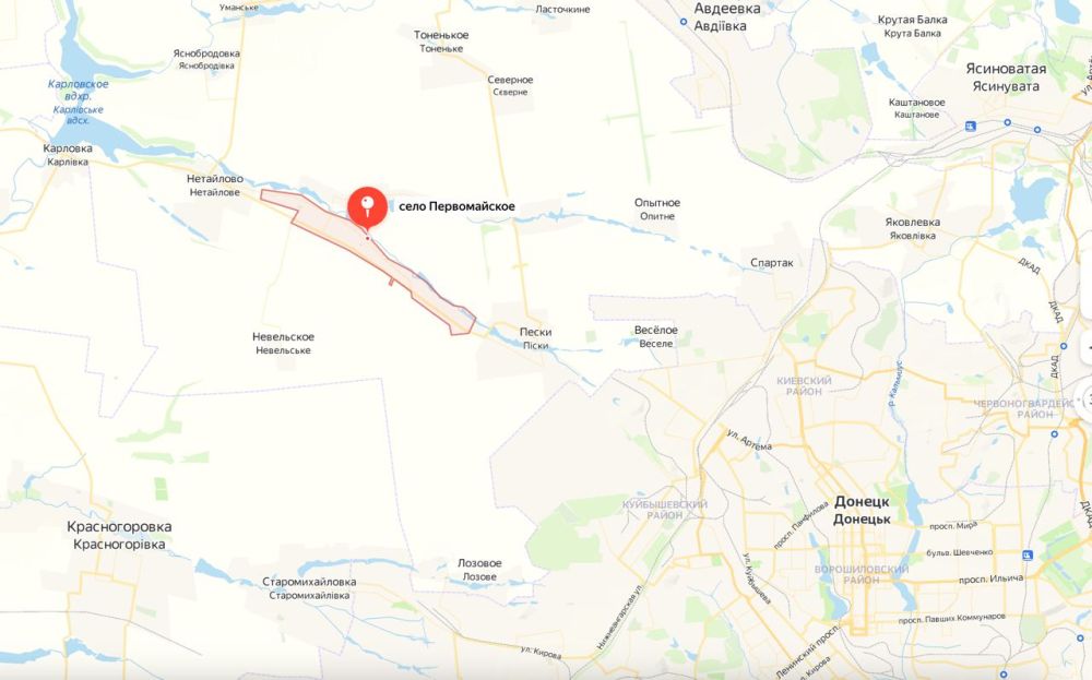 Юрий Котенок: В н.п. Первомайское (ДНР) противник пытается контратаковать