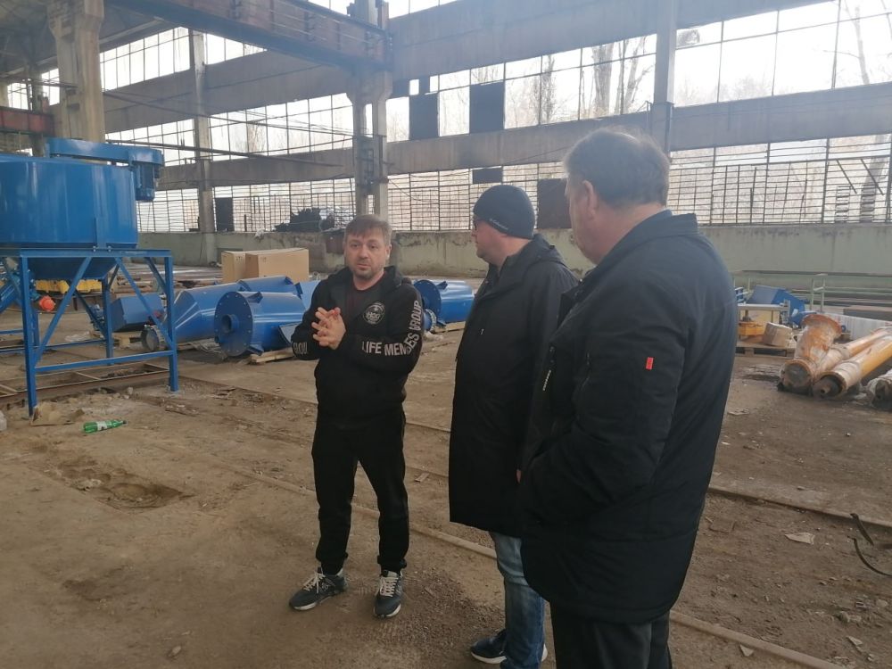 Владислав Васильев: Продолжаю объезд предприятий, где началась реализация проектов, получивших поддержку ФРП ДНР
