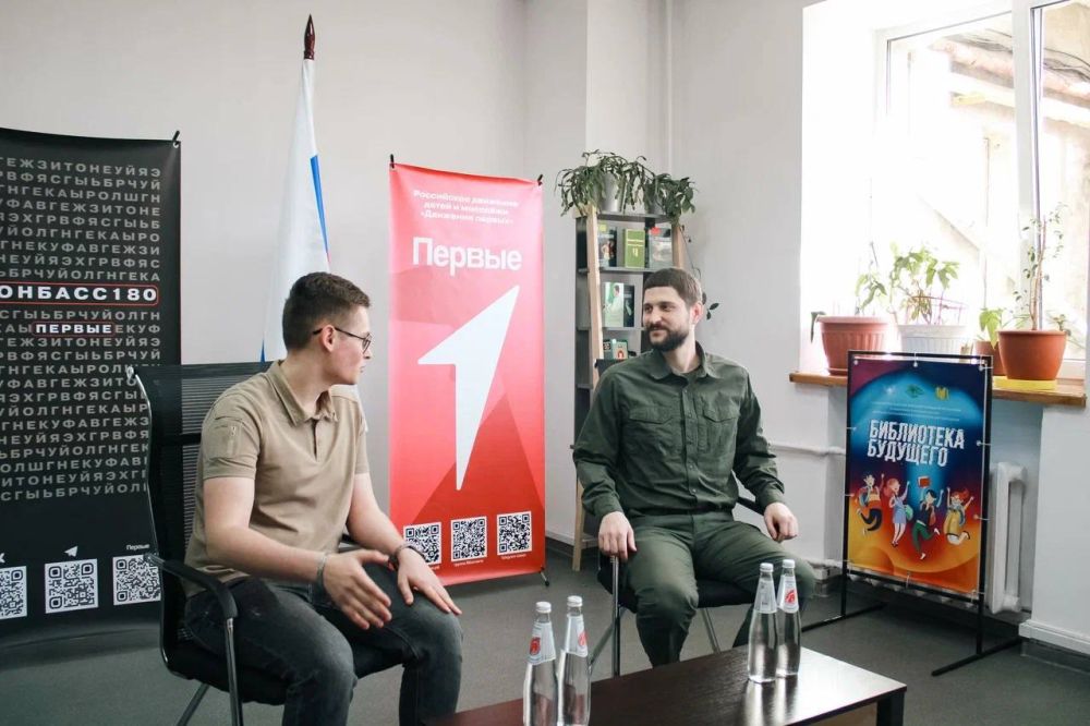 Александр Волошин: Встретился с ребятами из регионального «Движения Первых»