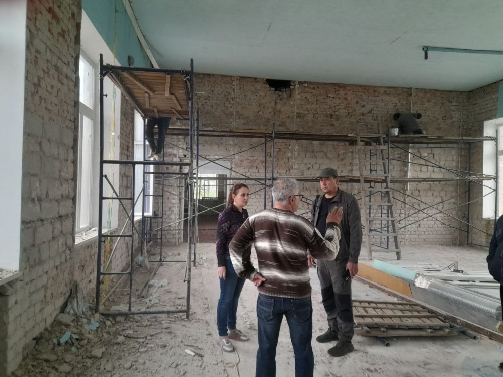Константин Зинченко: Проверил ход ремонтно-восстановительных работ в селе Бугас