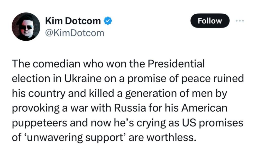 Немецкий бизнесмен и активист Ким Дотком – о Зеленском: