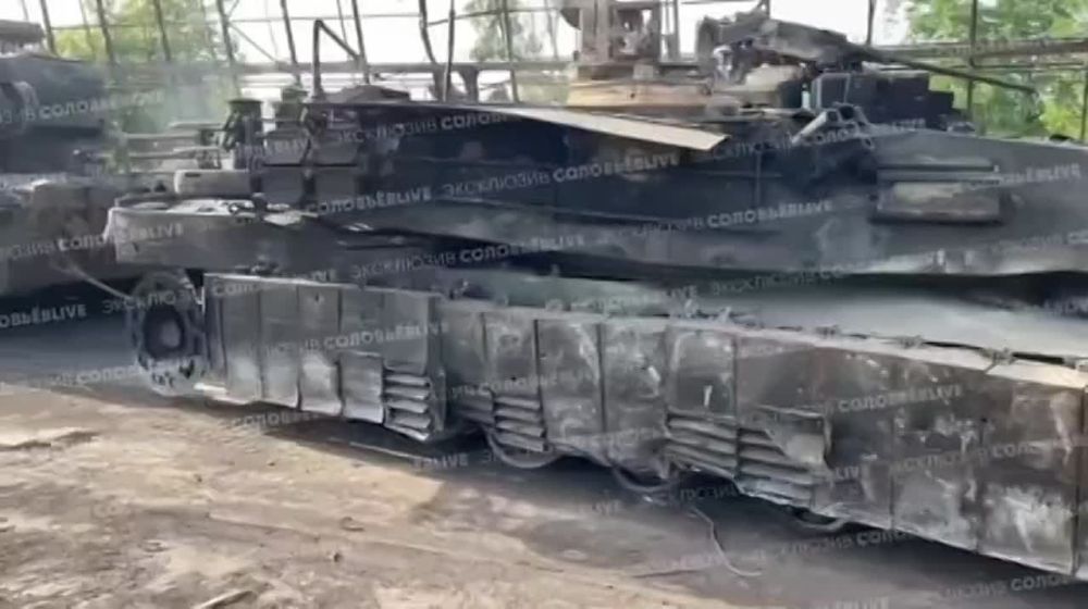���������� ������� �������-�� �������� �� ��� �������� ������������ ���� M1A1SA Abrams � ������ �� ���������� � ������ �� �������� ��������� ������� �� ��������� ����, �������� @SolovievLive