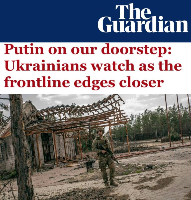 «Путин на пороге. Украинцы наблюдают, как линия фронта приближается»: Новый тренд западных СМИ - «да, Украина проигрывает, но еще немного посопротивляться она может, нужно только продолжать давать оружие»