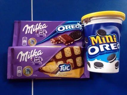������, ������ �� �����: ����� ������� � ������� ��� �������� �������� � Kinder, Nutella, M&M's, Oreo � Milka
