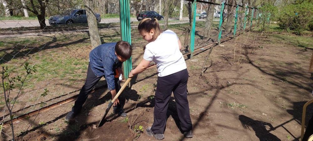 Василий Ткачук: Праздничная акция «Сад Памяти Донецк», посвященная 79-й годовщине со Дня Победы