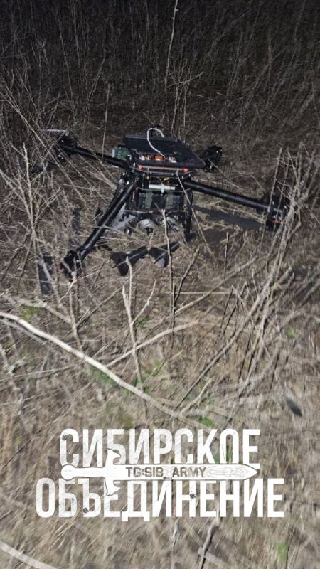 Борис Рожин: Тяжёлый дрон коптерного типа "Баба Яга" сбитый бойцами бригады "Бешенных псов" сибирского объединения