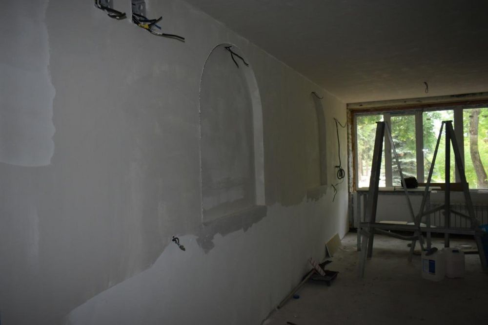 Игорь Лызов: Капремонт будущего корпуса реабилитационного центра в Амвросиевке набирает обороты