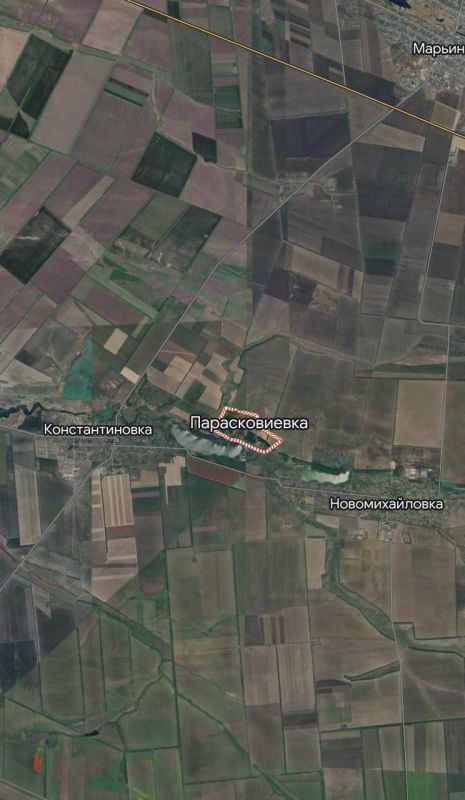 ВСУ подтверждают, что потеряли дорогу, соединяющую Константиновку с Парасковиевкой (Марьинское направление)
