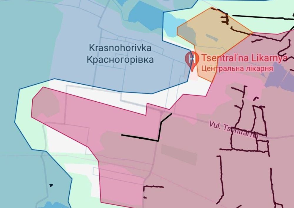 Российские войска разрезали Красногоровку пополам (Марьинское направление)