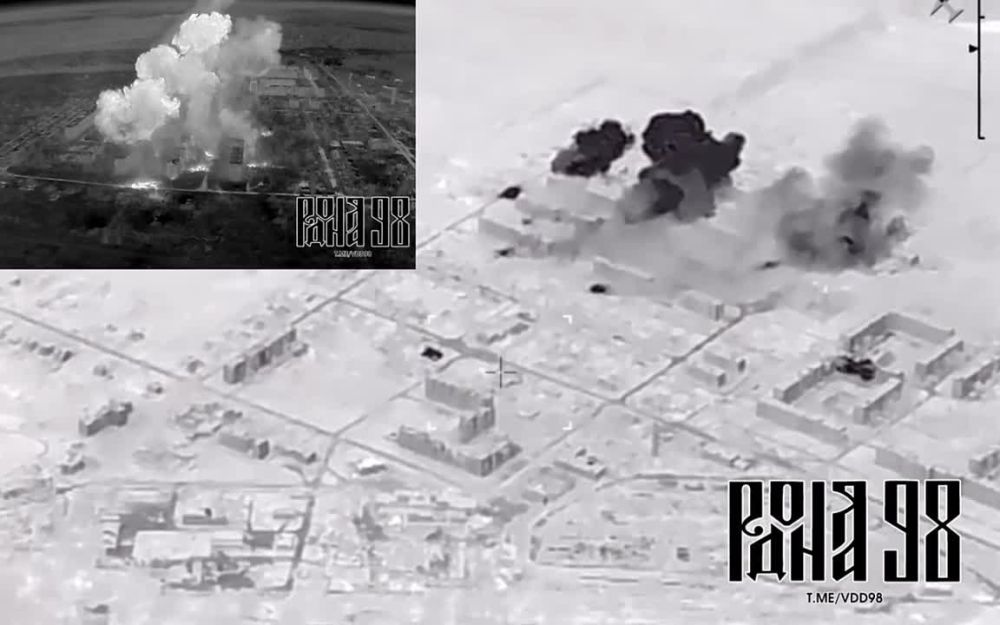 Борис Рожин: Нанесение удара по вражеским позициям с применением ТОС "Солнцепёк" 98 ВДД в населенном пункте Часов Яр