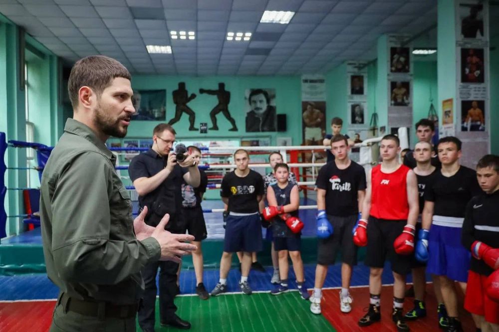 Александр Волошин: Встреча с молодыми спортсменами