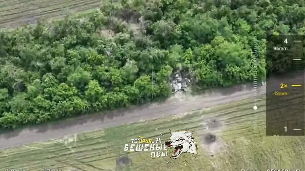 Борис Рожин: Поражение авто ВСУ с БК расчетом БЛА бригады Бешеные псы