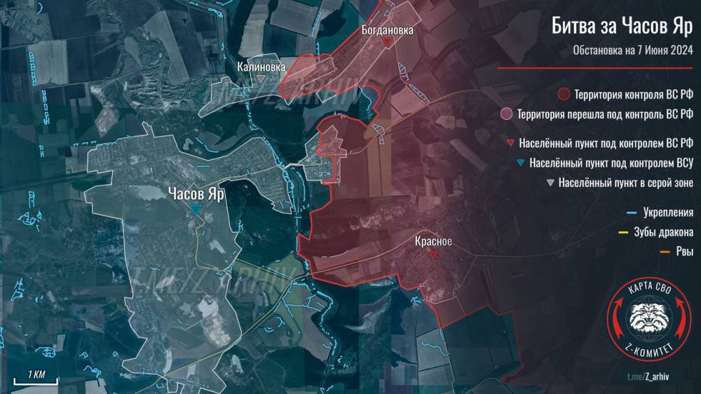 Борис Рожин: Корректировка в районе Калиновки, возле Часов Яра