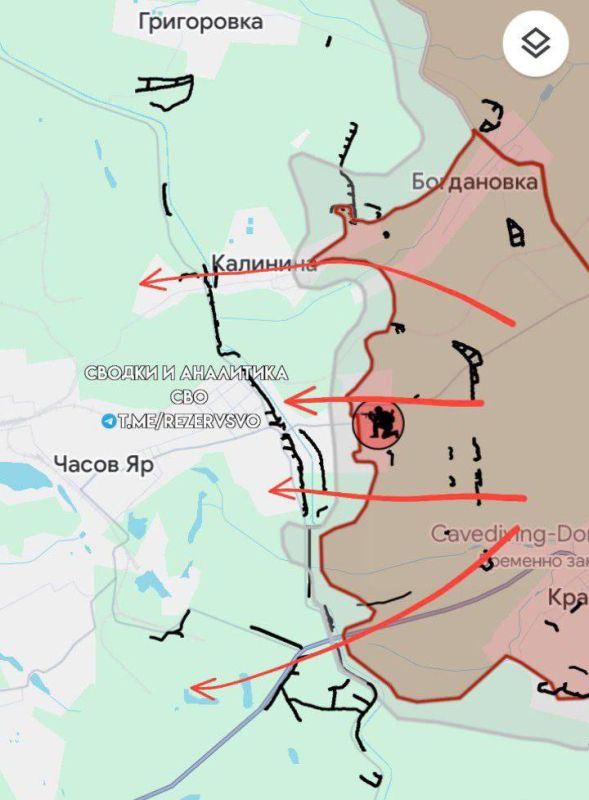 Новости с фронта. Часов Яр: Противник сообщает об активных штурмовых действий нашей армии на западных окраинах микрорайона "Канал"
