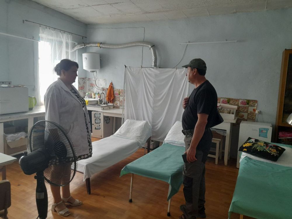 Константин Зинченко: В ходе поездки в Вольное также встретился с фельдшером села