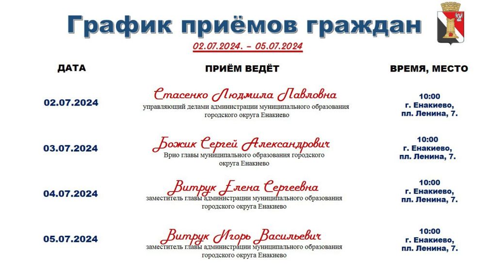 ������ ������� � ������ ������� � 02.07.2024 �� 05.07.2024