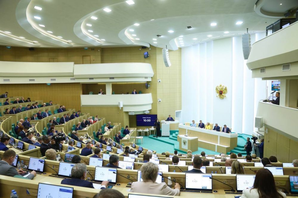 Александр Волошин: 571-ое заседание Совета Федерации