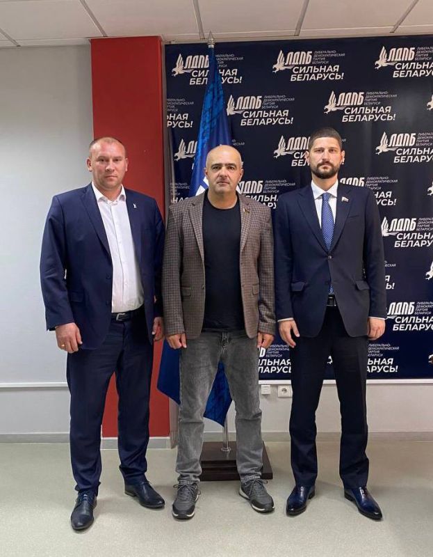 Александр Волошин: В ходе визита в Беларусь встретились с Депутатом Палаты представителей Национального собрания Беларуси...