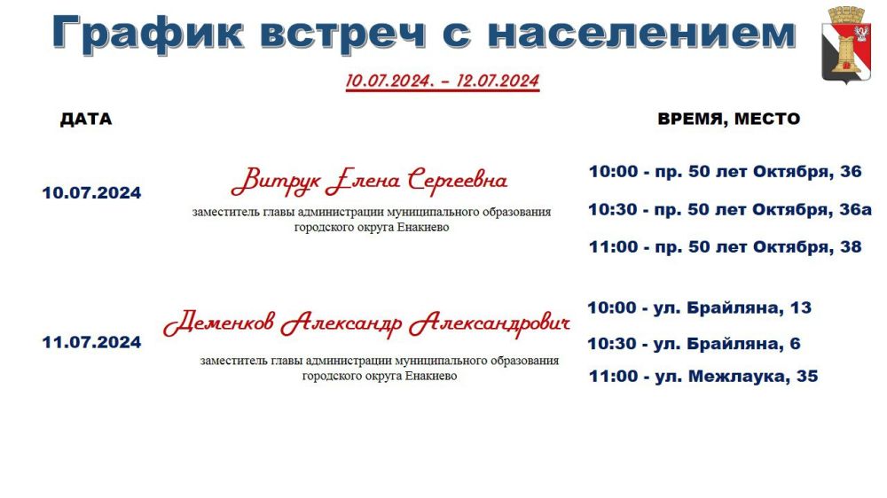 ������ ������� ������� � ������ � ���������� � 09.07.2024 �� 12.07.2024