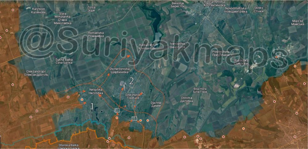 Борис Рожин: Перспективы продвижения ВС РФ в районе Нью-Йорка и Дзержинска