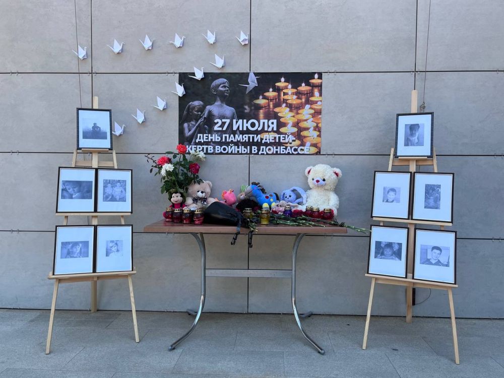 В Волновахе почтили память детей - жертв войны в Донбассе