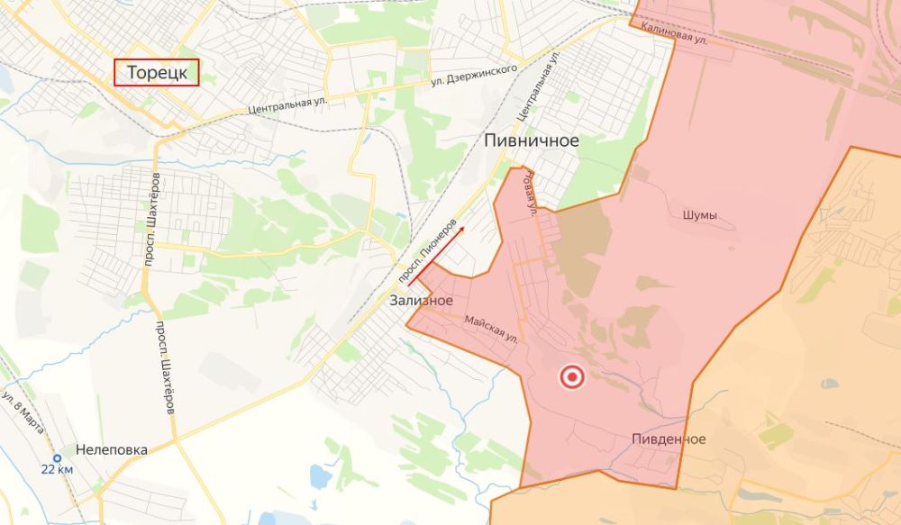 Штурмовые группы ВС РФ практически взяли под контроль весь проспект Пионеров в Железном, сообщает военный корреспондент Тимофей Ермаков, автор Telegram-канала «Синяя Z Борода»