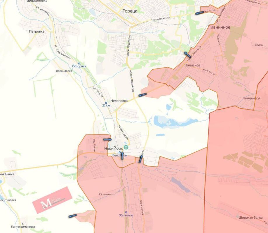 Юлия Витязева: Вражеские сводки. «На Торецком направлении продолжаются бои на окраинах Торецка и в Нью-Йорке. ВС РФ заняли...