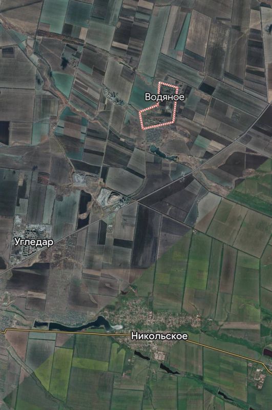 Российские войска продвинулись к укрепленному пункту Водяное по направлению Марьинка-Угледар