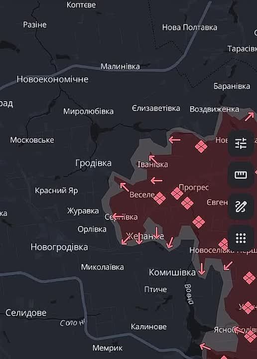 Юлия Витязева: Наше продвижение на Покровском направлении с 6 по 12 августа