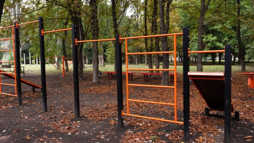 При поддержке ХМАО в Макеевке установлена новая спортплощадка