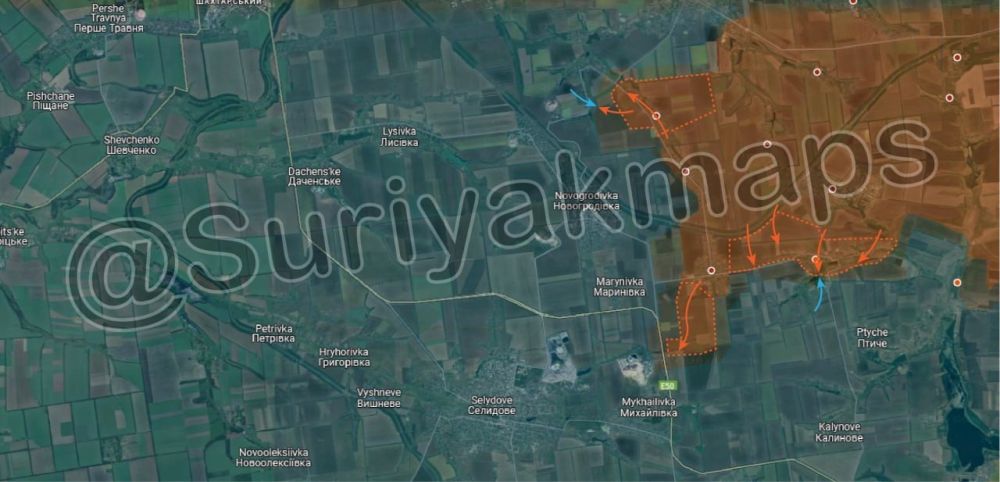 Борис Рожин: Обстановка в зоне СВО:. 1. Ситуация на Покровском направлении: Российская армия полностью взяла под контроль...