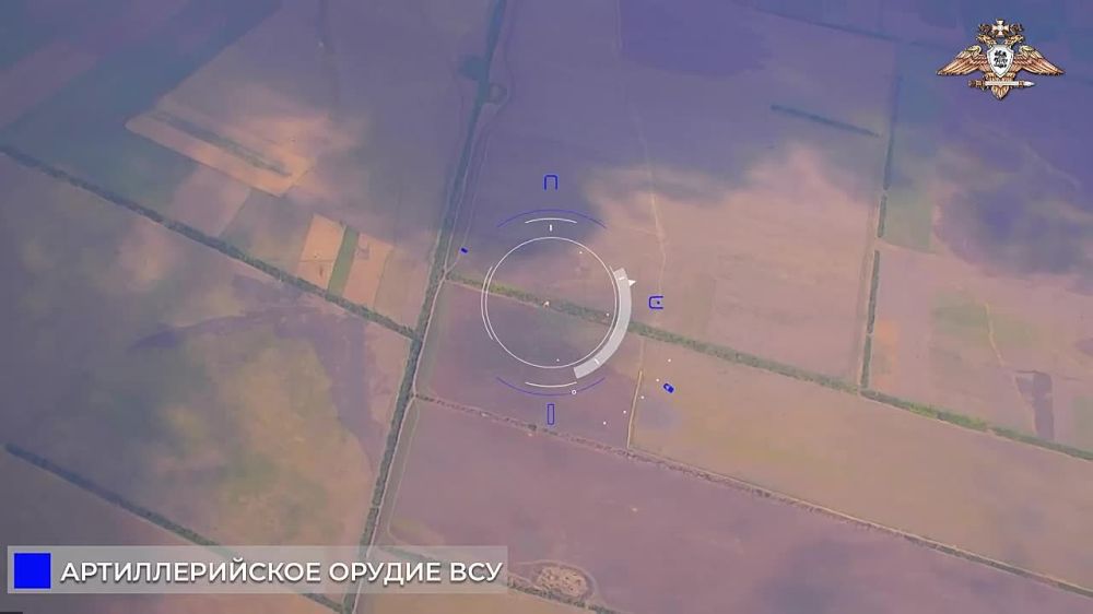Борис Рожин: Уничтожение гаубицы ВСУ в ходе контрбатарейной борьбы на Кураховском направлении