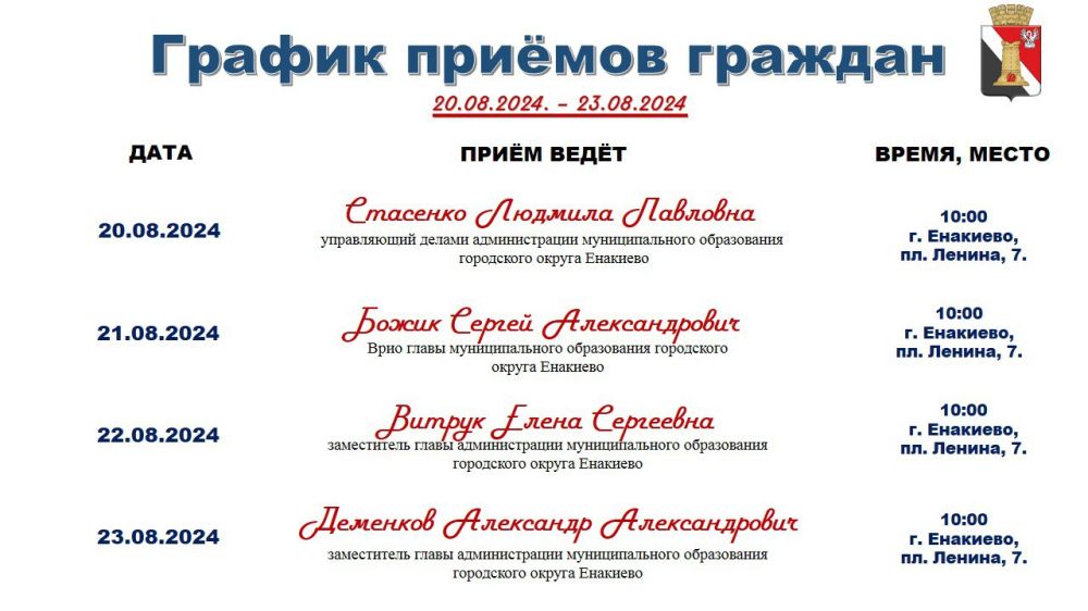 ������ ������� ������� � ������ � ���������� � 20.08.2024 �� 23.08.2024