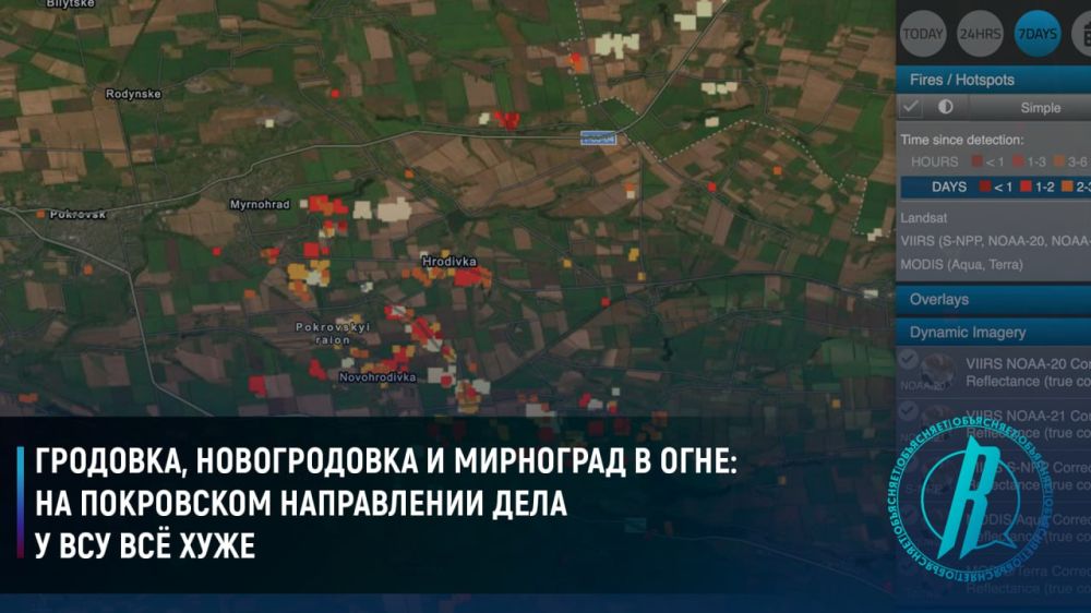 Гродовка, Новогродовка и Мирноград в огне: на Покровском направлении дела у ВСУ всё хуже
