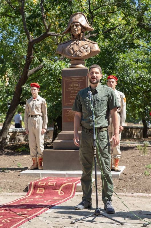 Александр Волошин: Освящение памятника Фёдору Ушакову