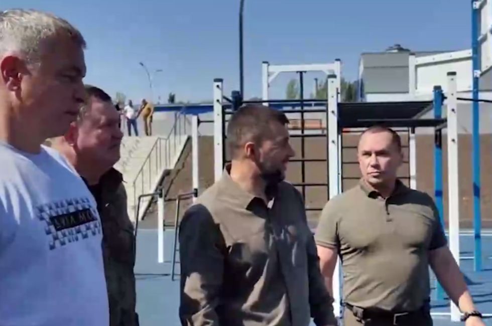 В Донецке появилась новая спортивная площадка на месте строящегося городка «Динамо»