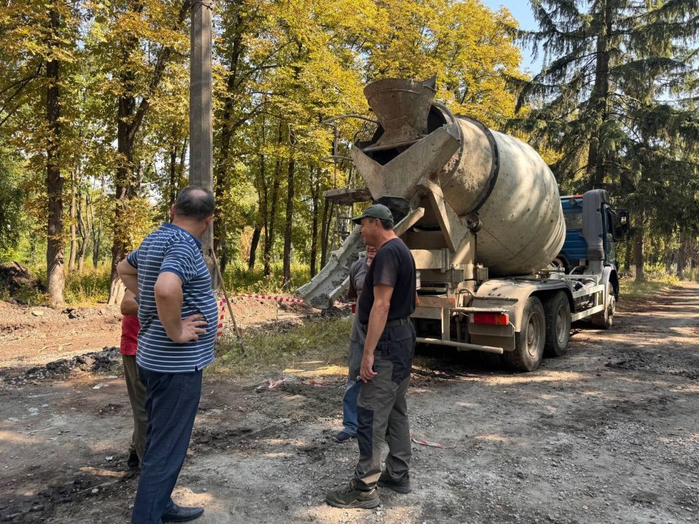 Константин Зинченко: Работы в Летнем парке Волновахи проходят активно