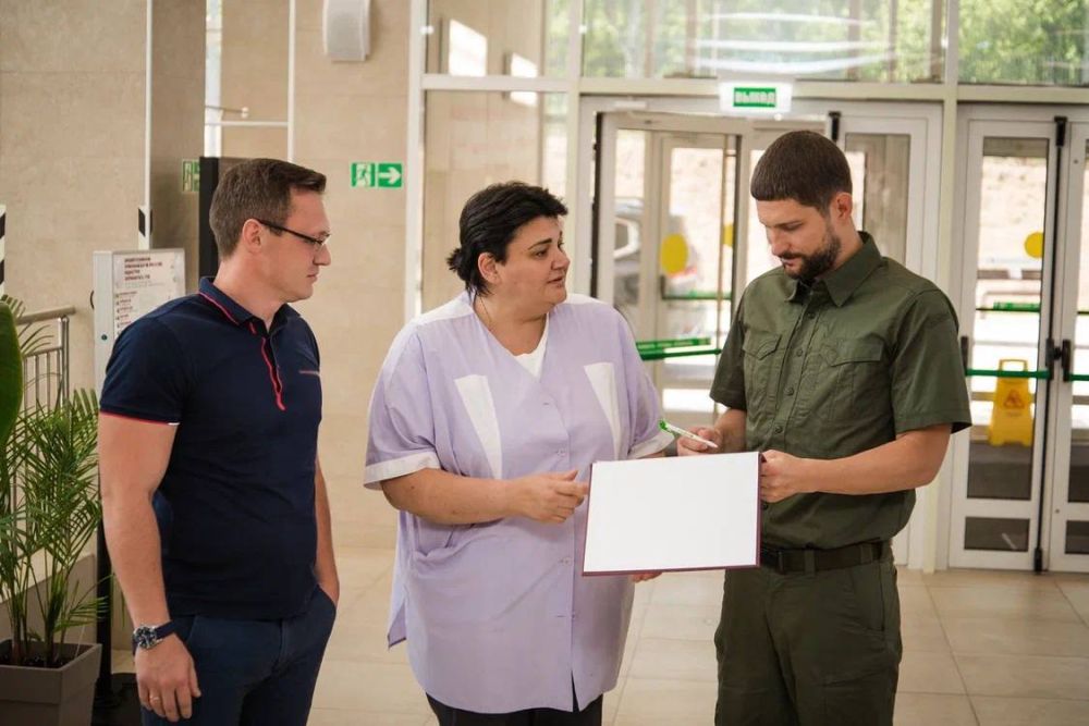 Александр Волошин: Посетил перинатальный центр Донецка