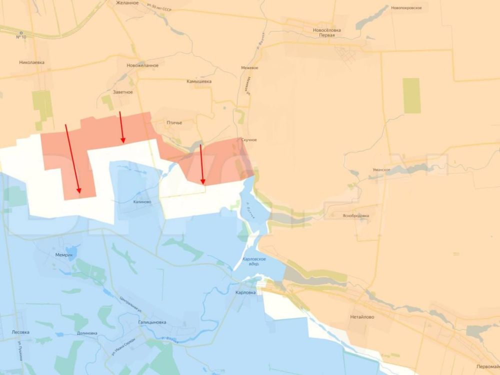 Юлия Витязева: Пока Зеленский в очередной раз вещает, как он спас Сумы, совершив Курский нахрюк, в Калиново на Покровском направлении украинские войска скоро окажутся в полуокружении, т.к