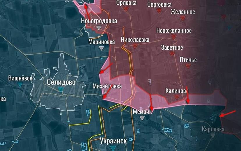 Юлия Витязева: Вражеские сводки. «На Покровском направлении ВС РФ имеют «очень существенные продвижения» в южной части в...