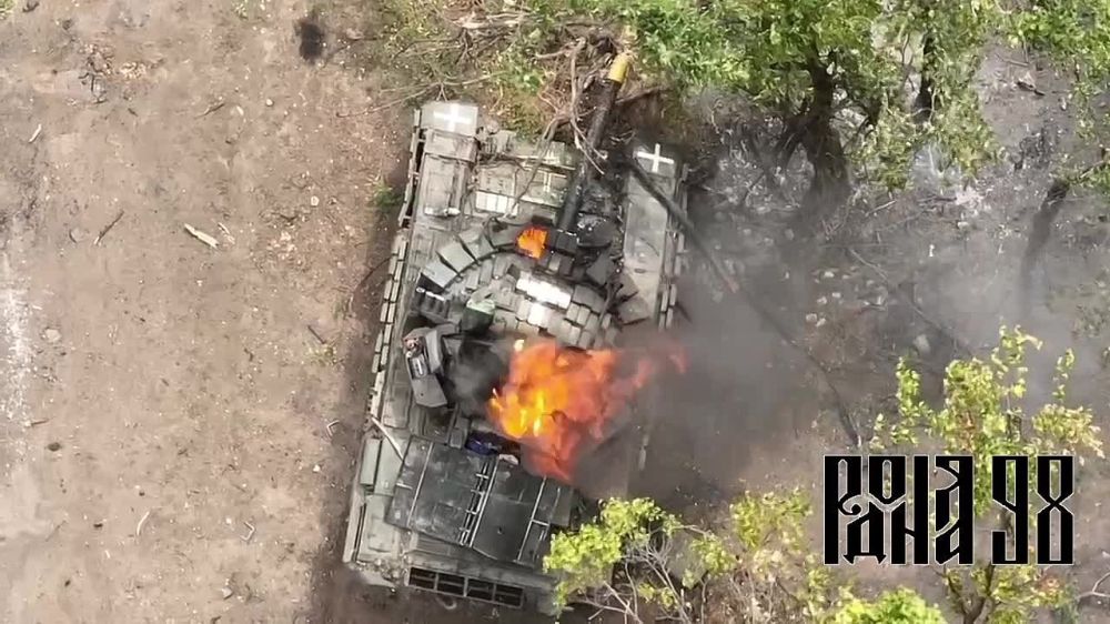 Борис Рожин: Уничтожение танка противника в Часов Яре разведчиками нашей Родной 98