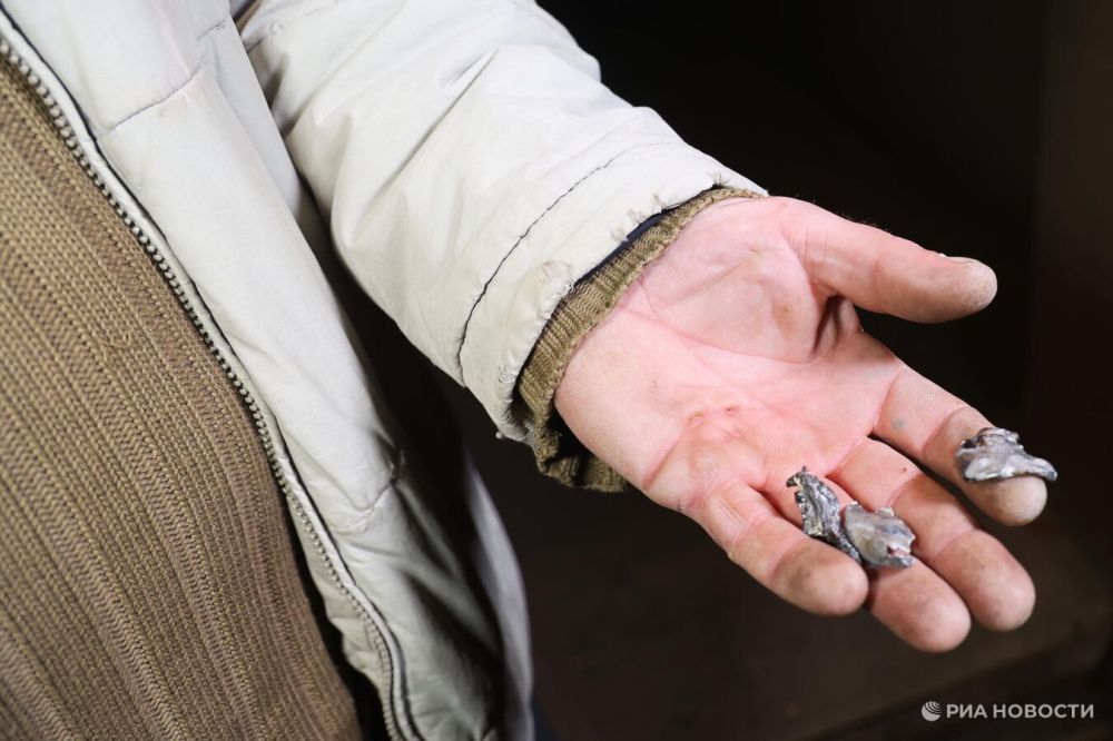 В Донецке, где пострадали пятеро детей, нашли фрагменты натовских снарядов