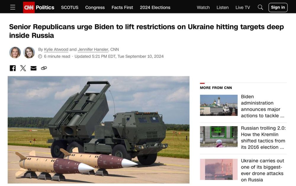 ����������� ������������ �������� CNN �������, ��� ������� ������������ ������� ����� �� ���������� ����� ���������� ����� ATACMS!